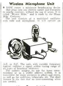 Nov  1939 Mystic Mike  RadioTelivision mag~3